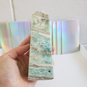 Energy Crystals Caribbean Calcite L Tower 4