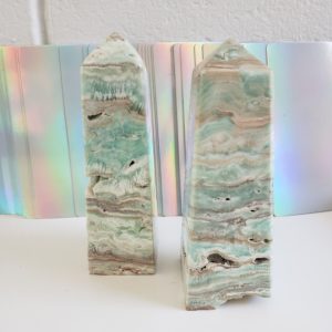 Energy Crystals Caribbean Calcite M Towers 2