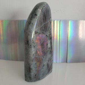 Energy Crystals Labradorite purple sunset flash freeeform 6
