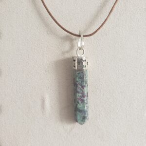 Energy Crystals Ruby Zoisite PEndant 1